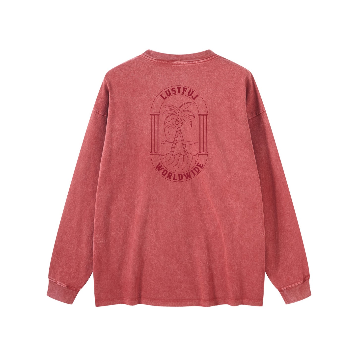 MANSION LS in washed red