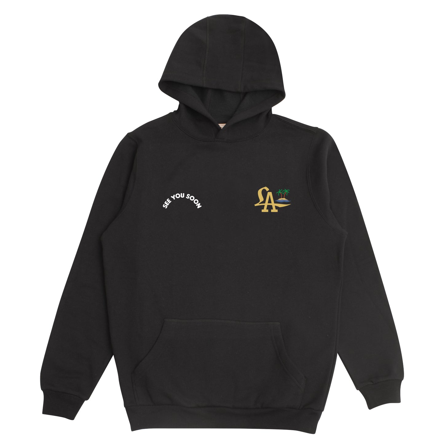 Palms hoodie in black