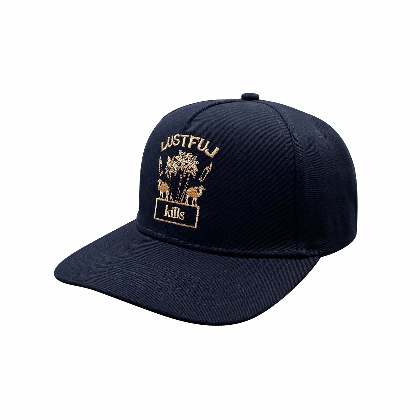 Kills snapback cap in dark navy