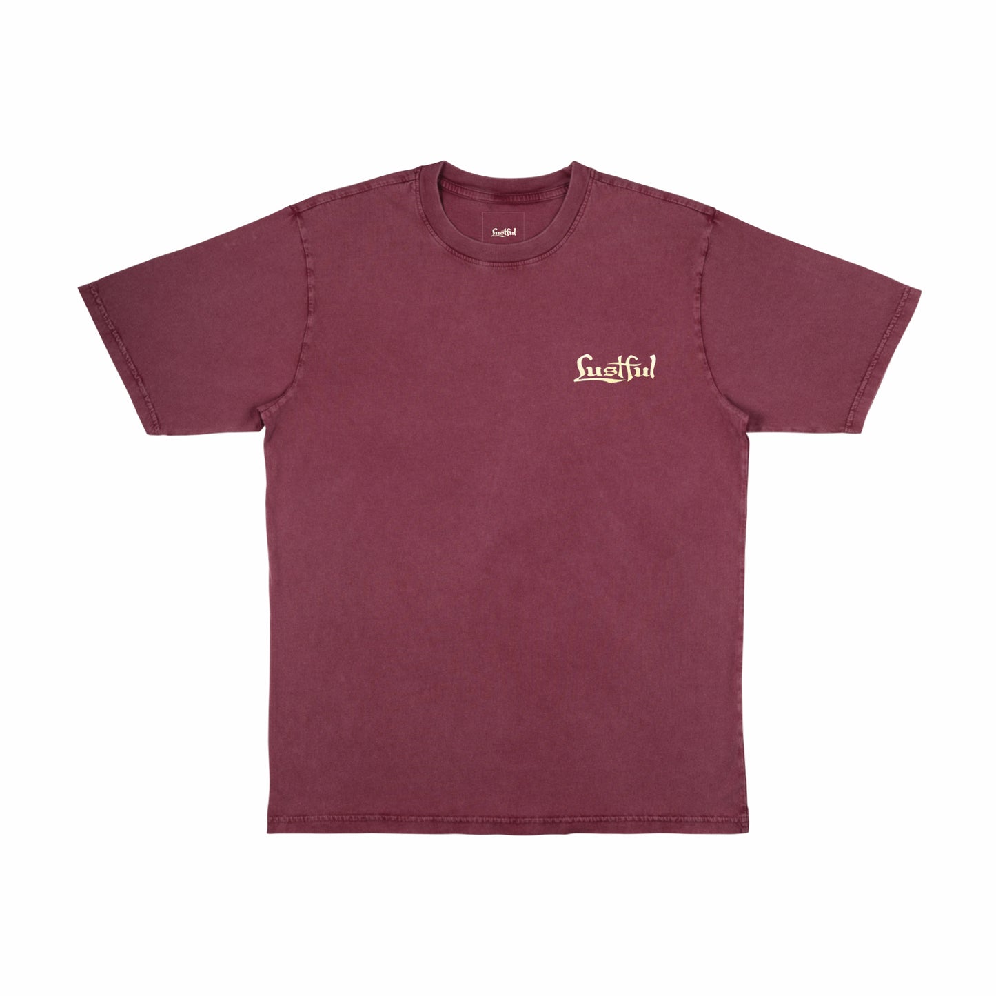 OG logo EMBroidery in aged burgundy