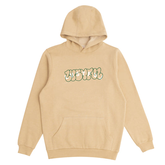 Throwup hoodie in sand