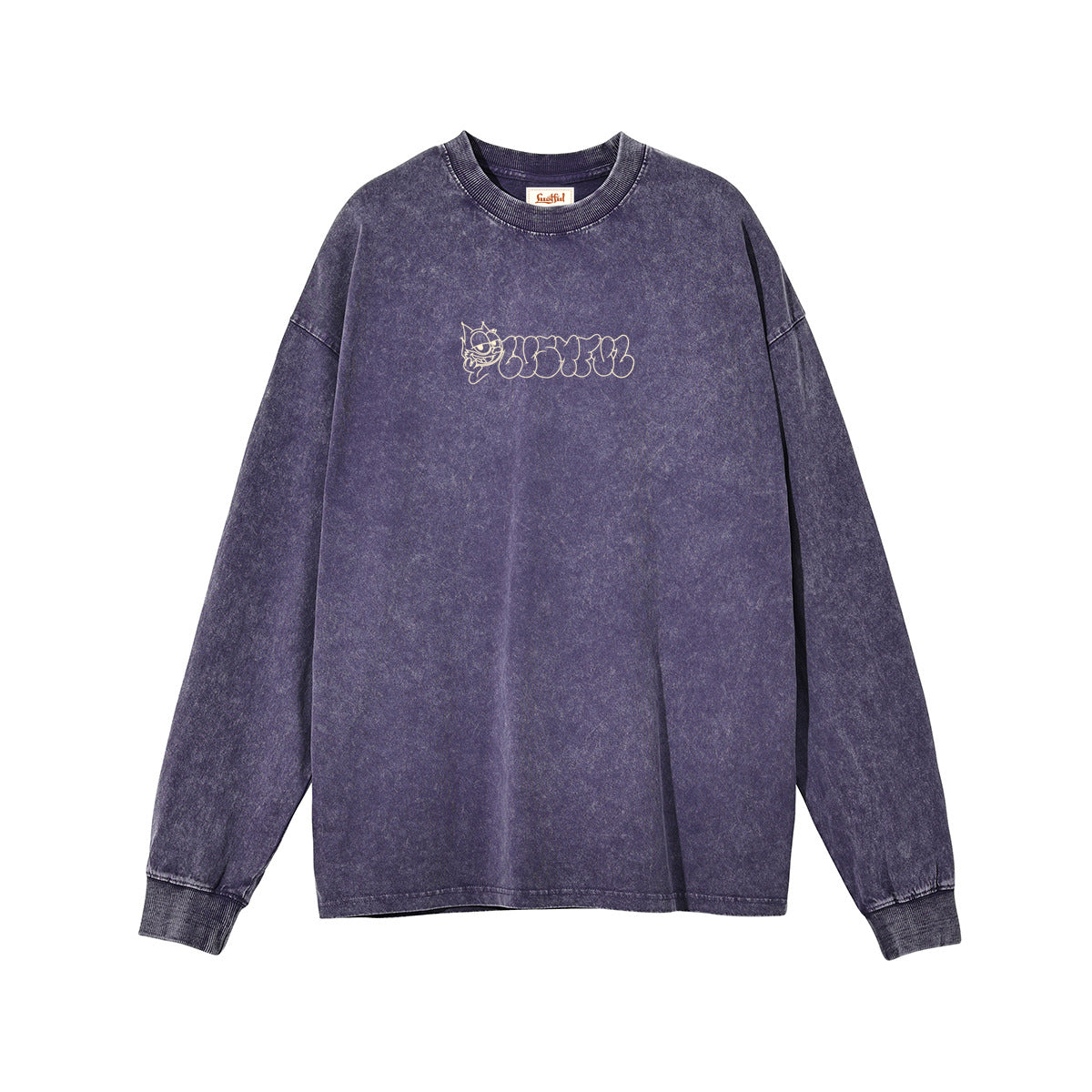 Garlix Throwup LS in washed purple