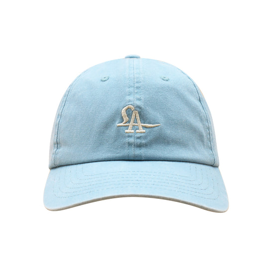 LA cap in washed skye blue