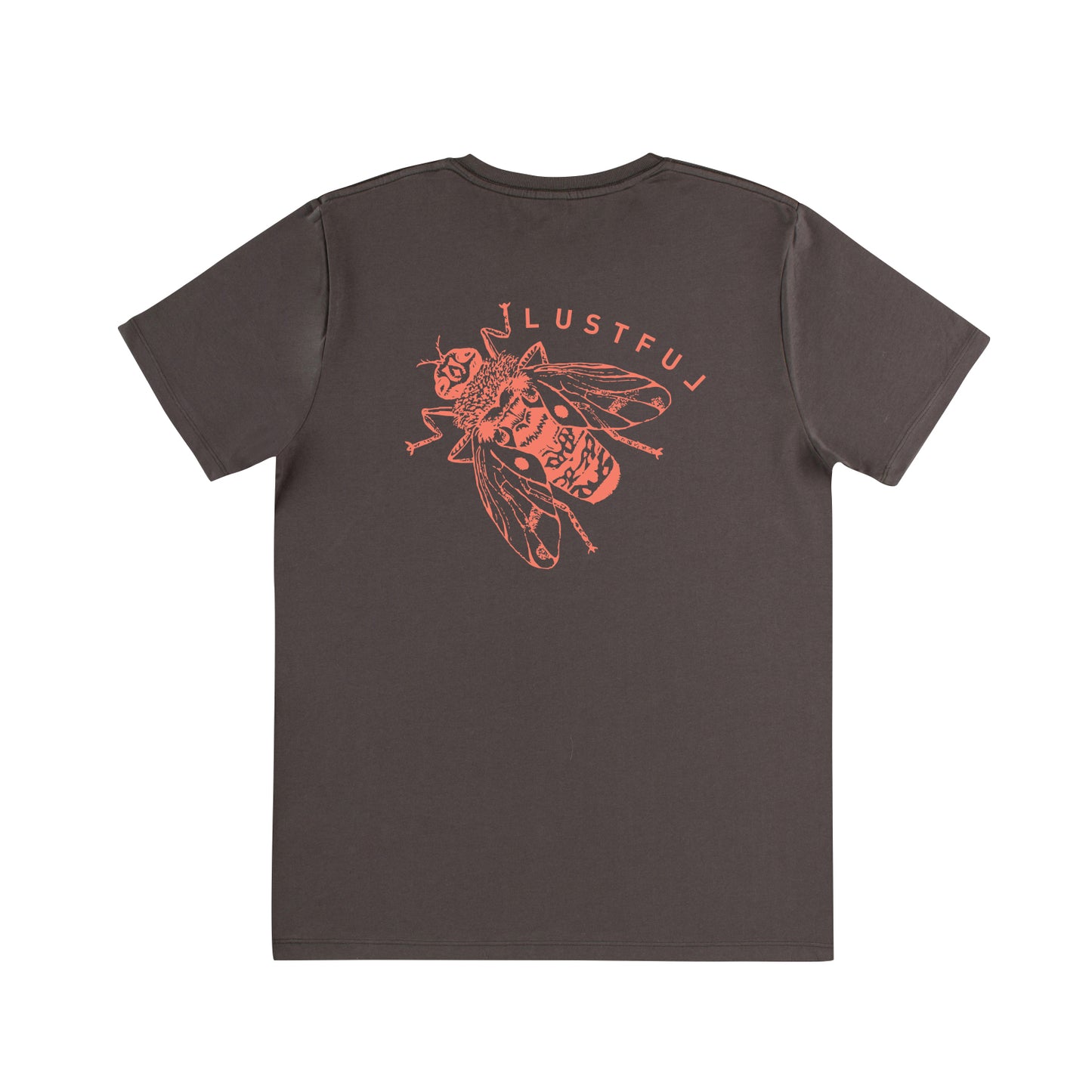 Bug t-shirt in charcoal