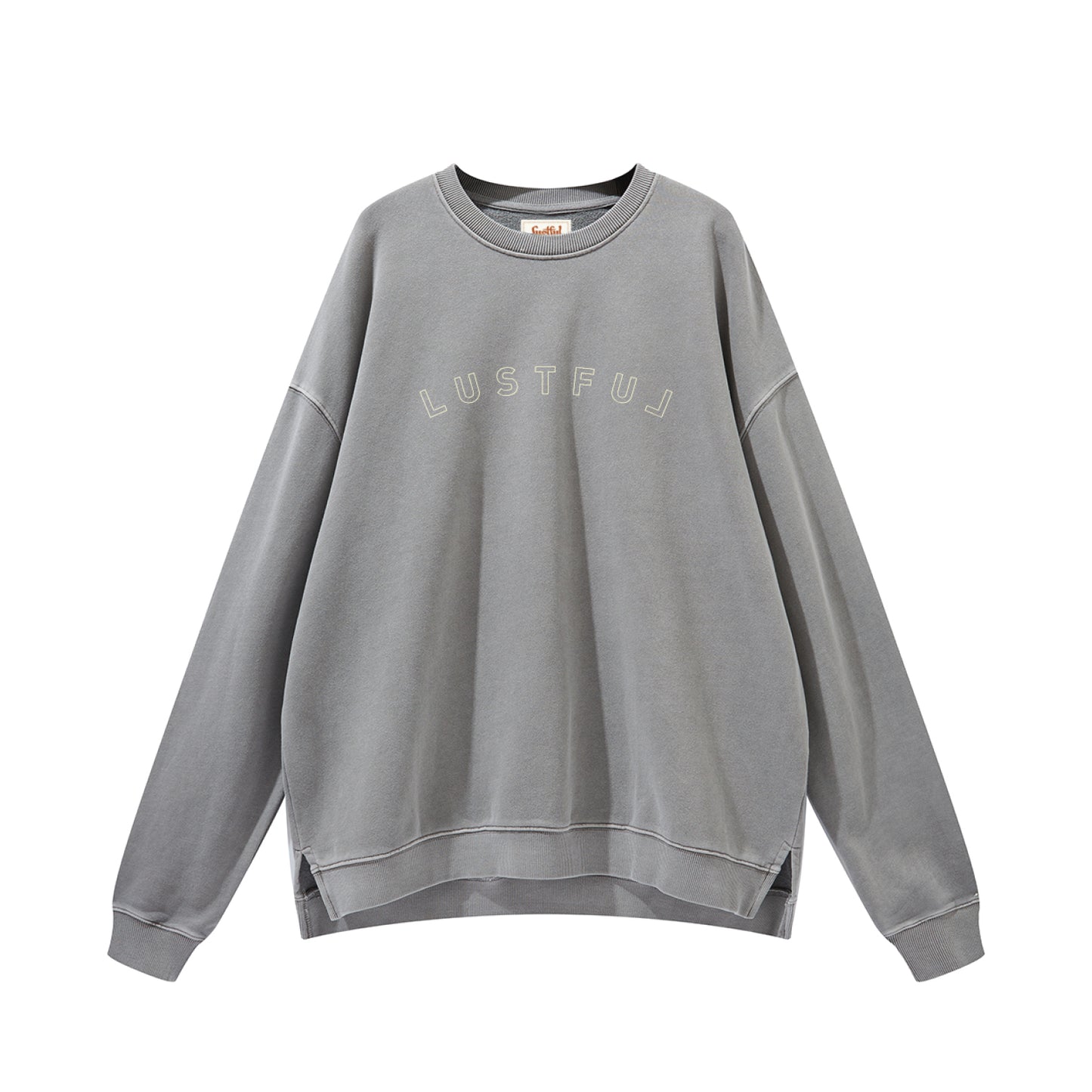 90's crewneck in washed grey