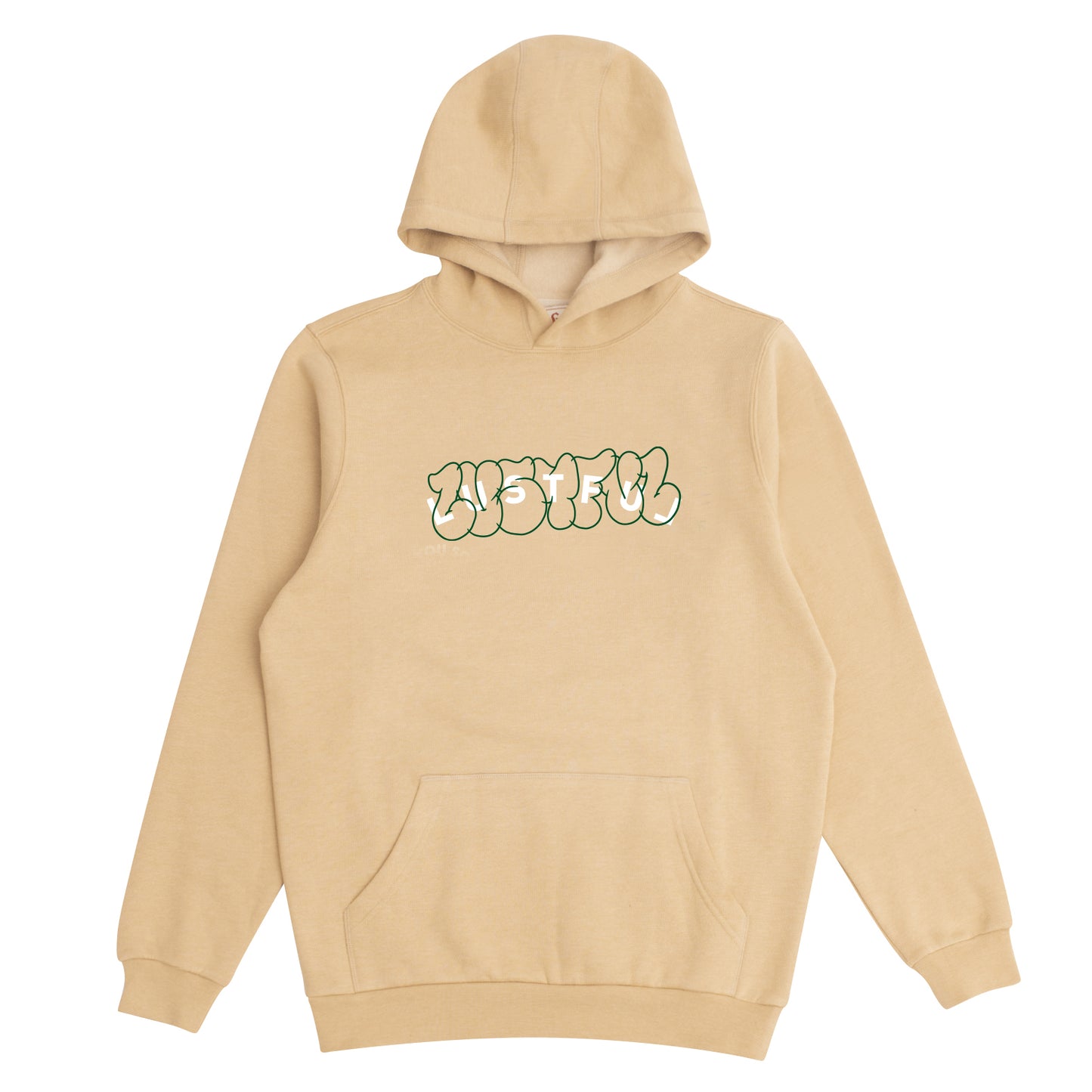 Throwup hoodie in sand
