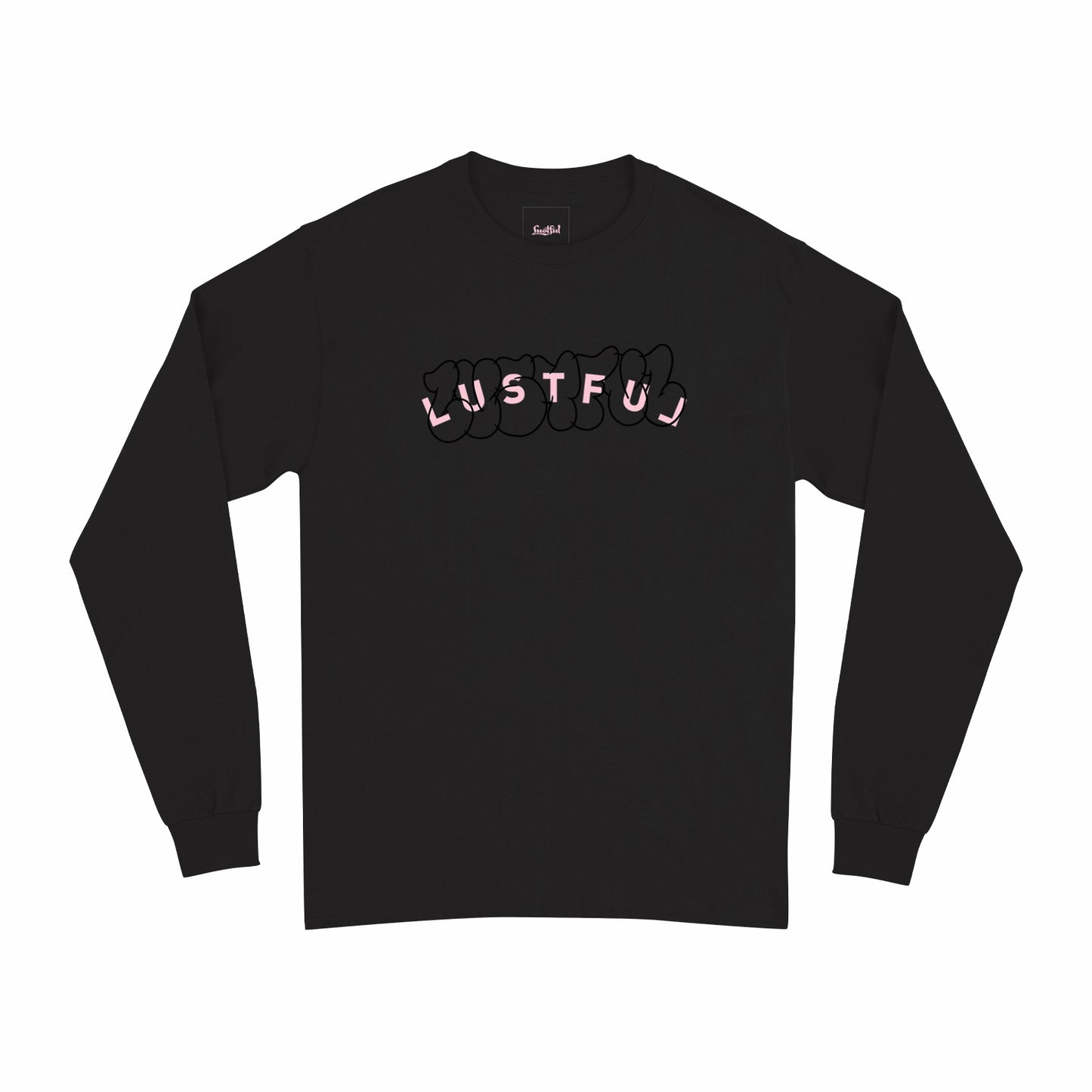 Throwup LS t-shirt in black