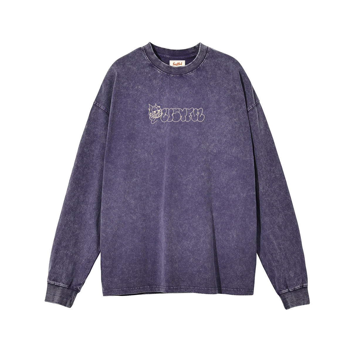 Garlix Throwup LS in washed purple